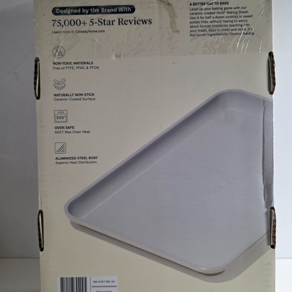 Caraway 15" x 10" Medium Cream or Beige Baking Sheet - New in Box! - Picture 3 of 5